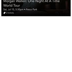 Morgan Wallen Tickets