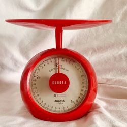 VINTAGE MCM KUBOTA JAPAN Kitchen Scale, 1960s