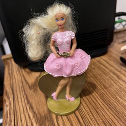 1994 Mcdonald’s Happy Meal Toy. Barbie And Friends Doll. #5.  Locket Surprise Barbie. 