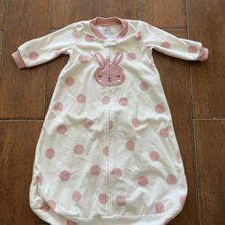 BABY SLEEP SACK WITH BUNNY DESIGN • LIKE NEW