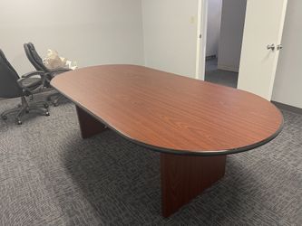 Wood Conference Room Table