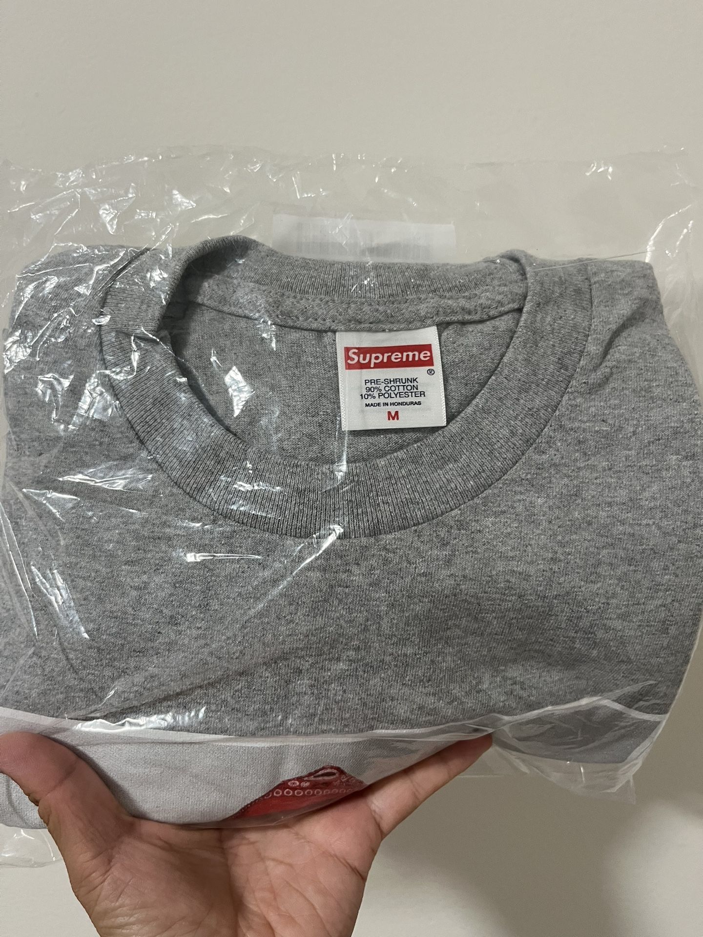 Supreme Playboi Carti Tee Heather Grey size M，purple M，