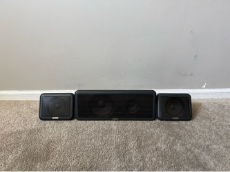Fisher 3 Home Theater Surround Satellite Speakers