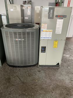 Ac unit set 3.5 tons installed