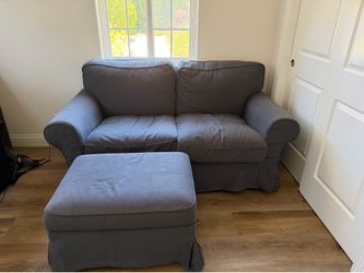 IKEA UPPLAND Loveseat and Ottoman