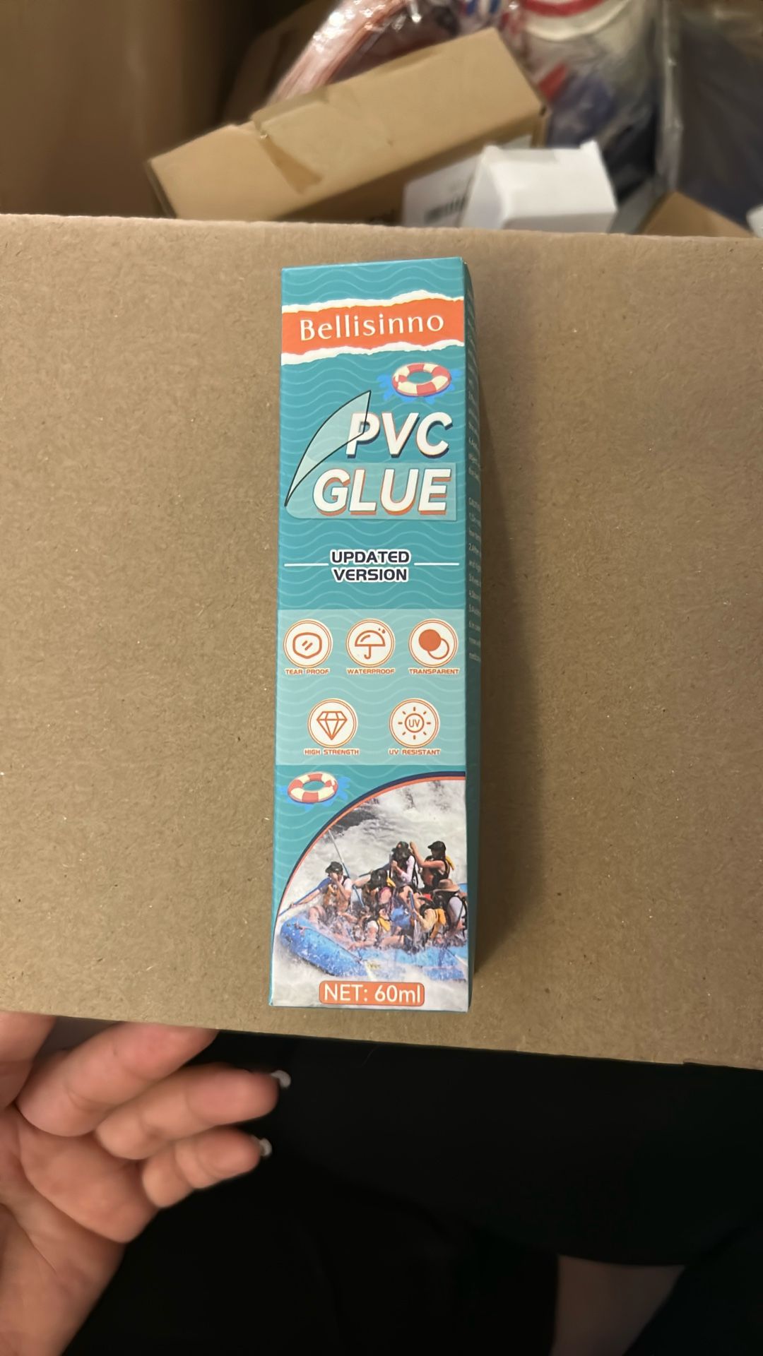 PVC glue- Pool Liner Patch Repair Kit, Waterproof for Inflatable Toys, Bounce House, Swimming Pool, Boat, Raft, Kayak, Tent, Hot Tub, PV