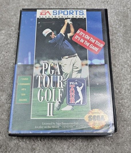 PGA Tour Golf 2 Sega Genesis CIB