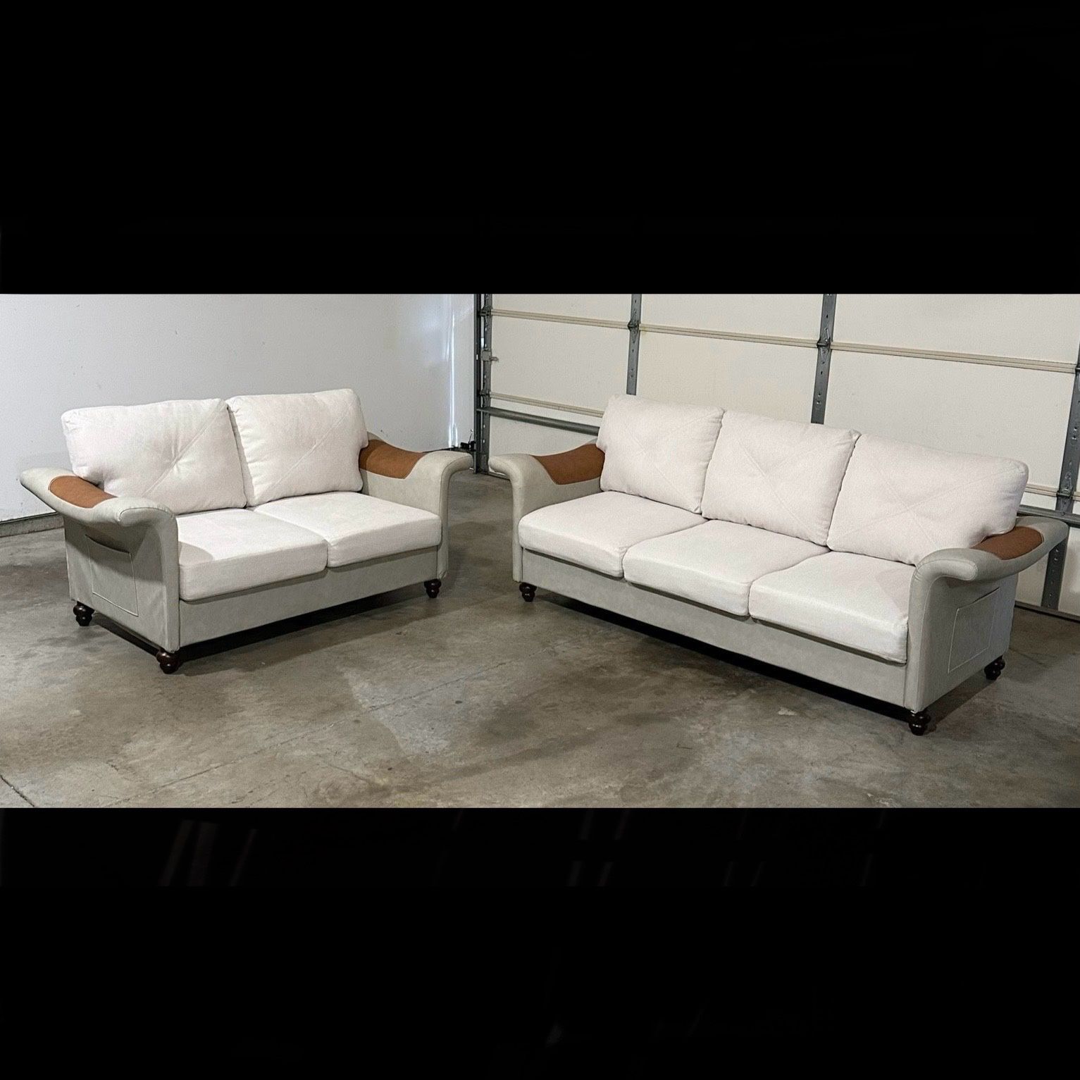 New Living Room Set - Sofa / Couch and Loveseat (Can Deliver)