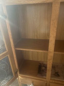 Antic cabinet 6 feet tall and about 4 feet wide