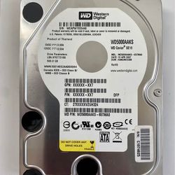 Western Digital Caviar SE16 500GB Hard Drive WD5000AAKS