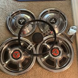 Mopar Hubcaps Steering Wheel Dodge Challenger Charger Dart