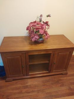 TV stand. Brown. Length-48", Wide-20", H - 27"