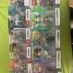 Star Wars Funko Pops and Zelda action figures