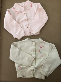 Baby girls Gap cardigans sz 12-18, 18-24 months