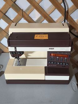 Pfaff Creative 1471 computerized sewing machine.
