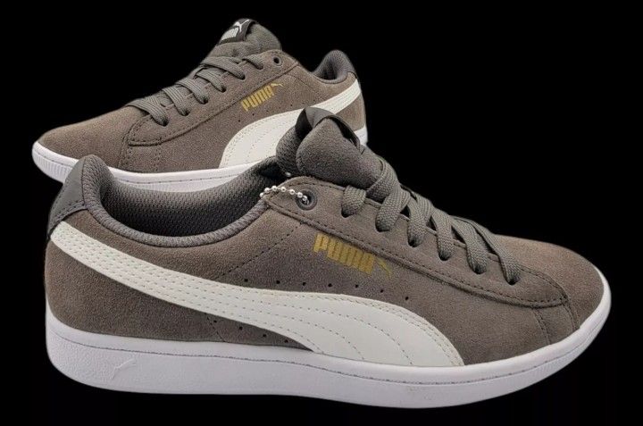 PUMA Vikky SOFTFOAM COMFORT INSERT Gray/White Women's 6.5M Usa