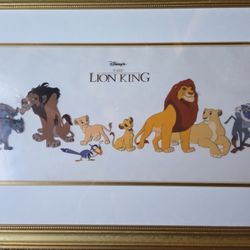 Lion King Framed Cel Disney 