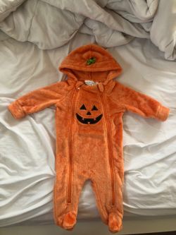 Pumpkin baby onesie
