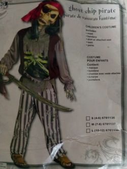 Child costume size 4-6