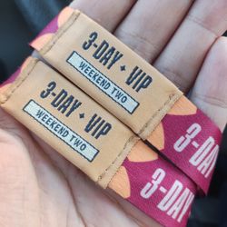 VIP Sunday Wristbands AUSTIN CITY LIMITS