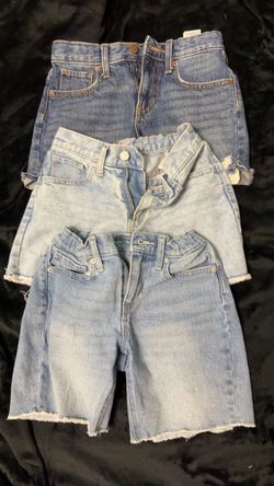 Lot of 3 Kids Denim Jean Shorts