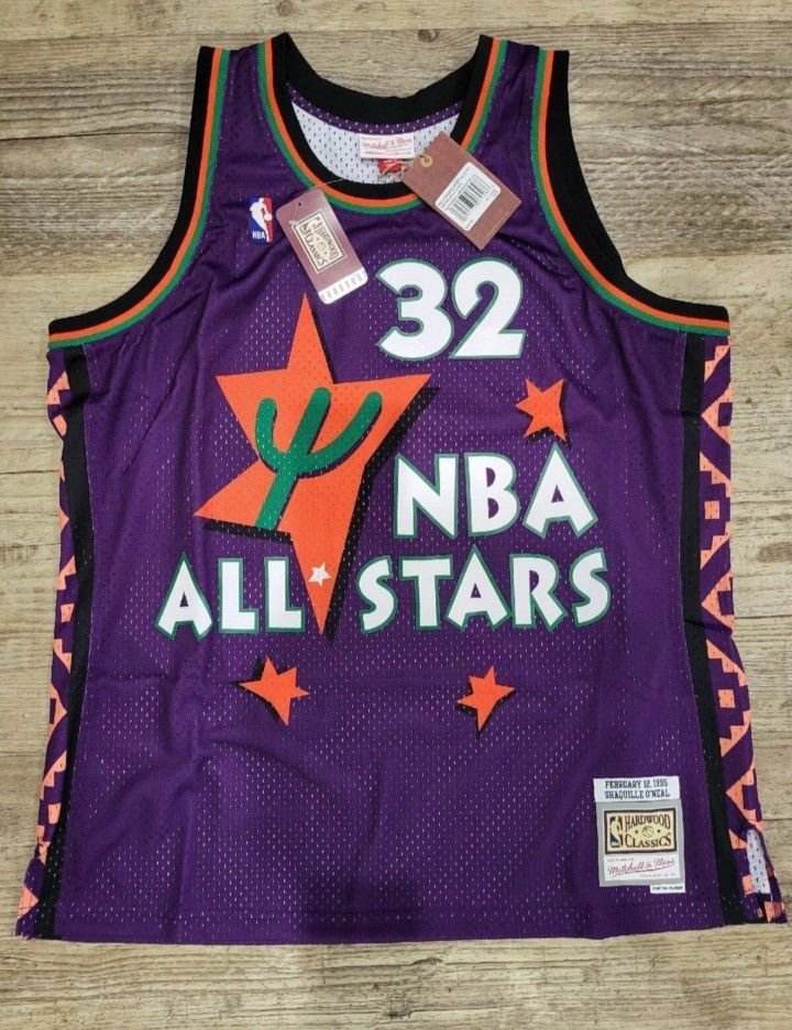 Mitchell & Ness HWC Shaquille O'Neal 1995 NBA All-Star Game Throwback Swingman Jersey Authentic New 