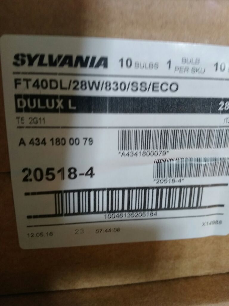 Sylvania Ft40dl/28w/830/ss/eco