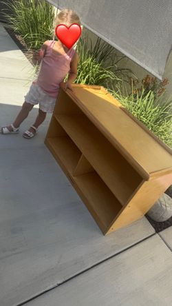 Lakeshore toddler storage cabinet