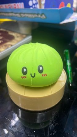 Cute Green Bun Squishy Toy box of 12 pcs for $ 36.00