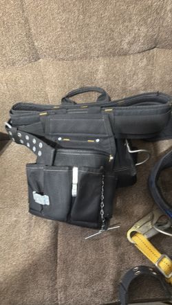 Bolso de herramientas de cable y cinturón de seguridad