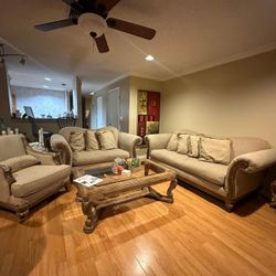 Couches and Table Game set