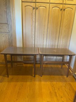 Pair of mid Century side tables