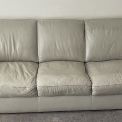 Leather couch
