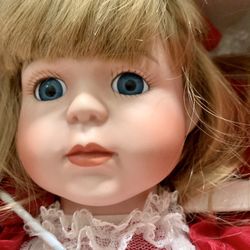 DYNASTY DOLL COLLECTION PORCELAIN LAUREL Umbrella CERTIFICATE of Authenticity