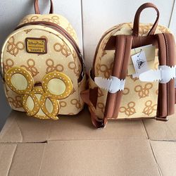 Disney Pretzel Scented Mini Backpack