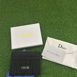 NEW-Dior Card Holder
