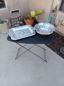 Platter And Matching Bowl
