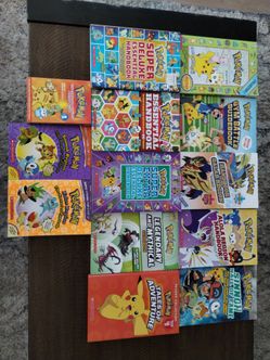 Pokemon Bundle Scholastic book's with posters