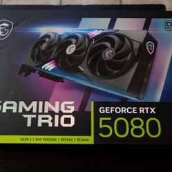 MSI RTX 5080 Gaming Trio Graphics Card