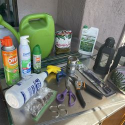 Gardening Tools Watering Can Rocks Stakes Hooks Potting Soil Fogger Bug Spray Seeds IKEA Lanterns OBO