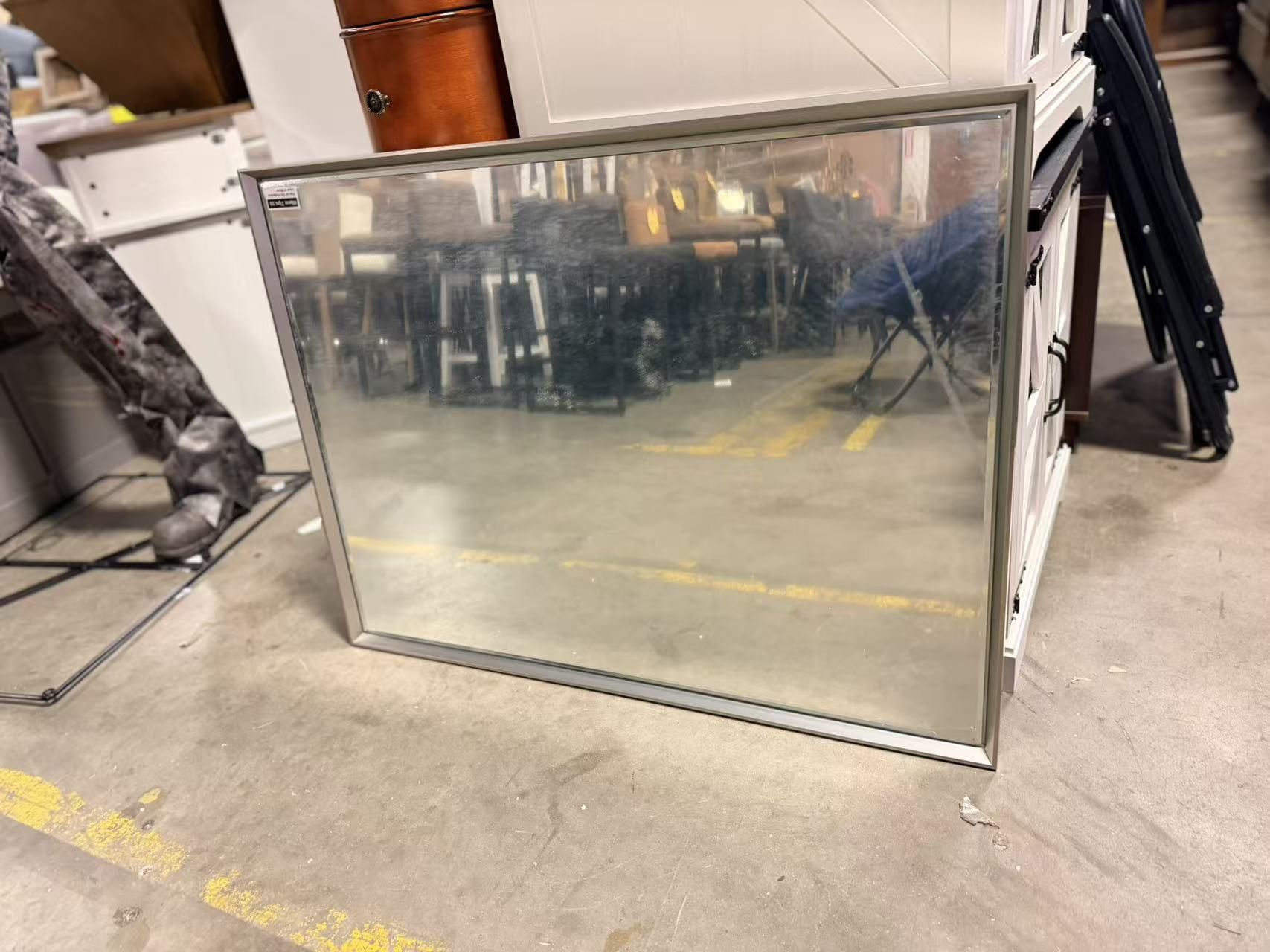 Beveled Bathroom Mirror, 30x40 Large Frameless Mirrors $50