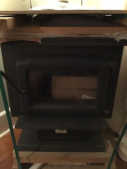 Cast Iron Wood burning fireplace