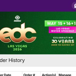 EDC TICKETS