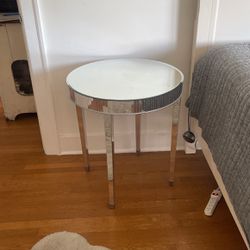 Mirrored Side Tables 