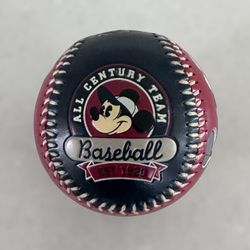 Walt Disney Steamboats Mickey All Century Baseball Ball Souvenir