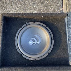 Massive Box Subwoofer And Memphis Amp