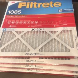 Air Conditioner Filters 20x20x1 New 4 Pack