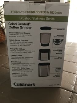 Grind central coffee grinder