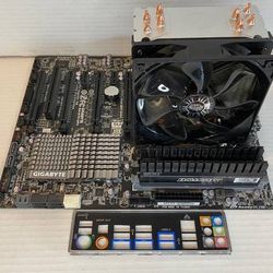 Gigabyte X79-UP4 Motherboard + i7-4820K 3.7 Ghz  + 16gb Ram 
