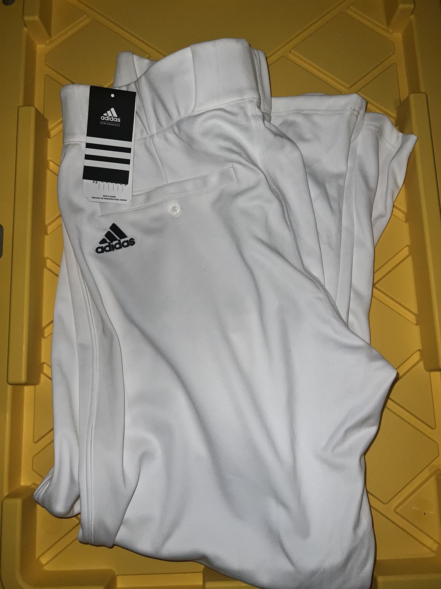 Adidas Baseball Pants White NEW Softball XL